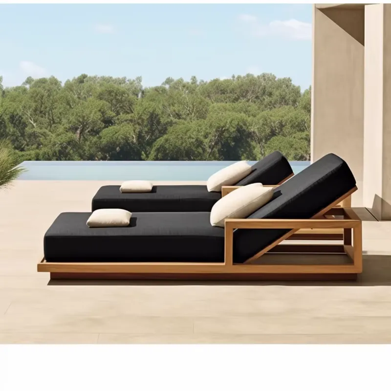Outdoor Furniture In Sale - Hot Sale Beach Sunbed Pool Teak