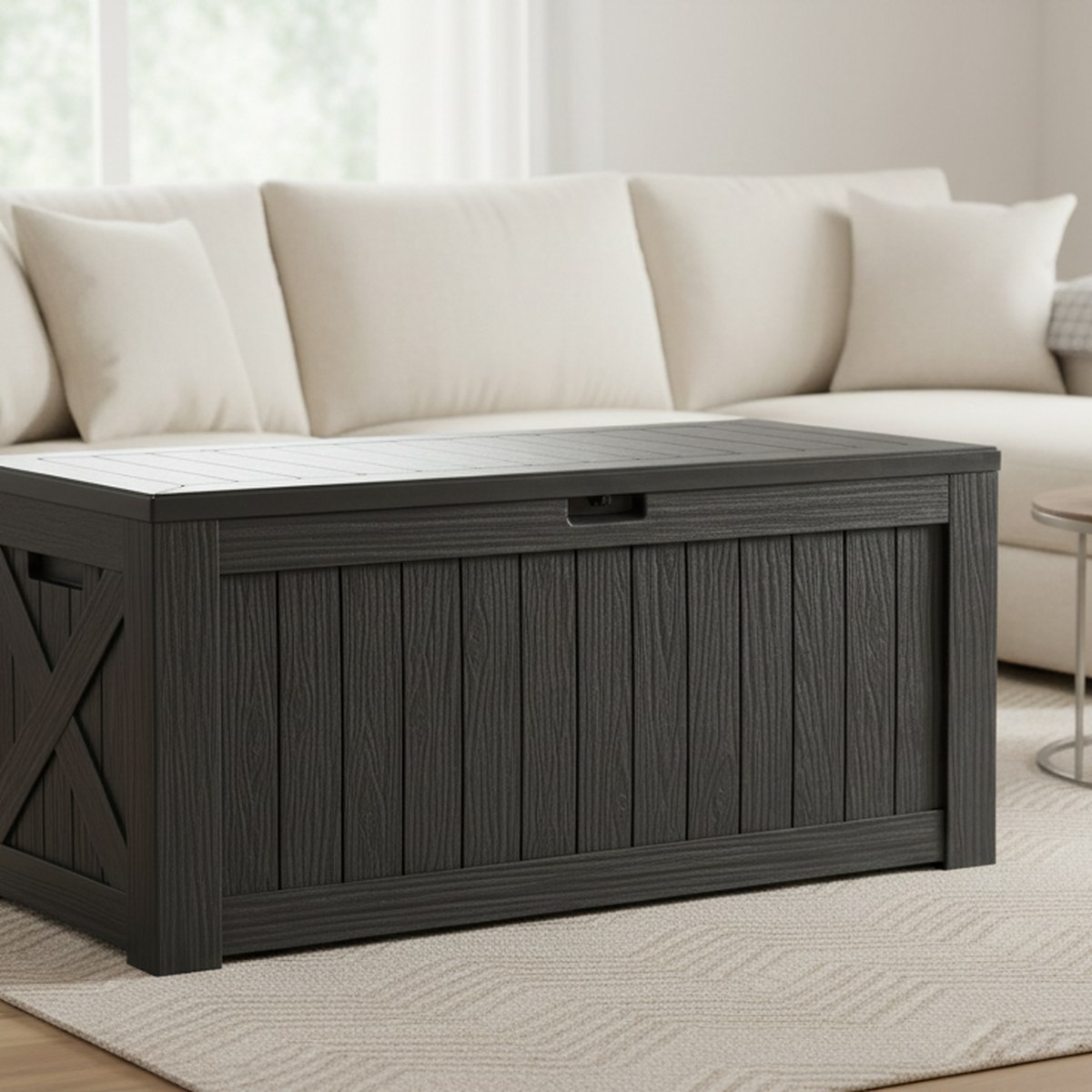 Outdoor Furniture With Storage - Large 120 Gallon Outdoor Deck Box