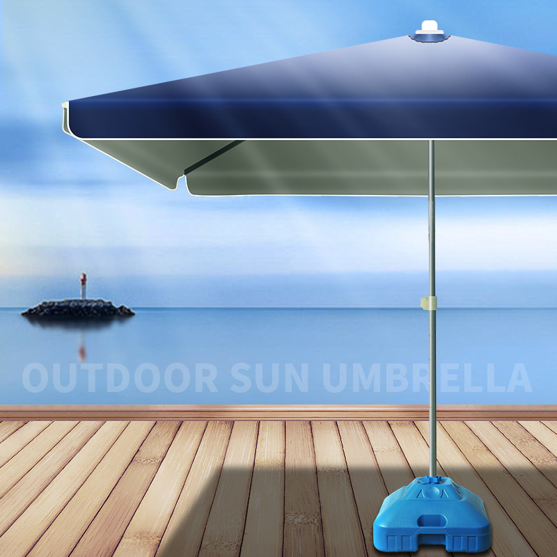 Outdoor Furniture Vendors - Commercial Center Pole Square Umbrella Large