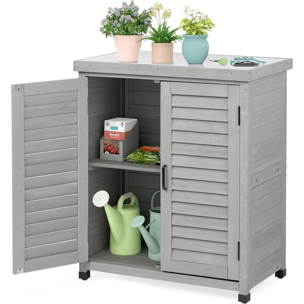 Outdoor Storage Cabinet & Pott - Outdoor Furniture With Storage recension och pris