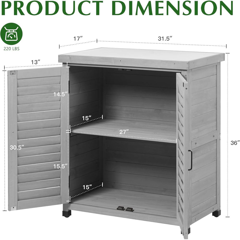 Outdoor Storage Cabinet & Pott - Outdoor Furniture With Storage recension och pris