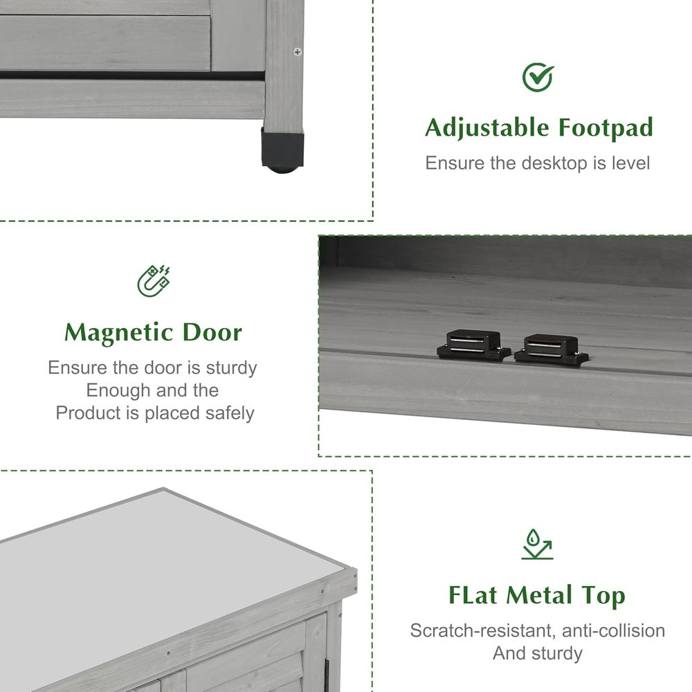 Outdoor Storage Cabinet & Pott - Outdoor Furniture With Storage recension och pris