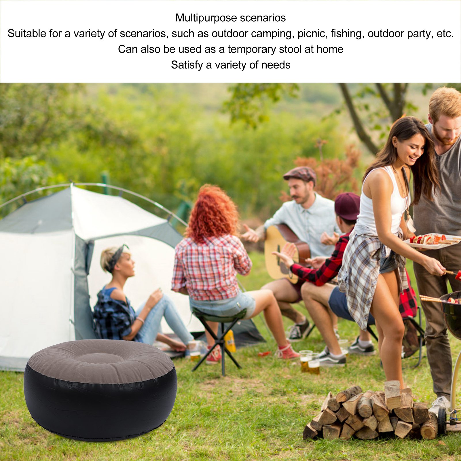 Inflatable Flocking Stool Mult - Outdoor Furniture Designer recension och pris
