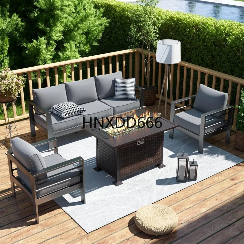 Patio Furniture Set with Fire  - Outdoor Furniture With Fire Pit Table recension och pris