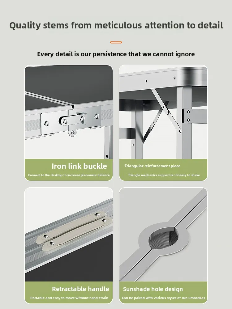 Folding tables for street vend - Outdoor Furniture Vendors recension och pris