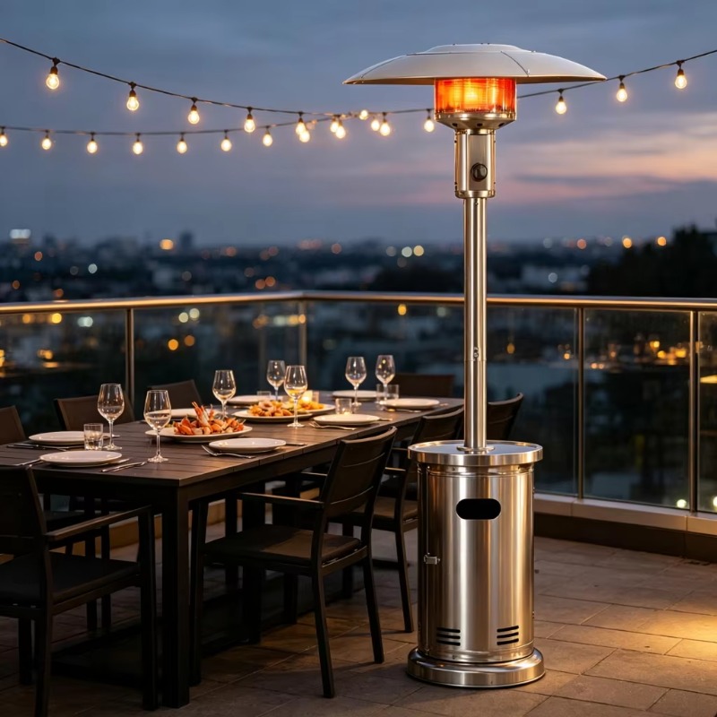 Airo Fast Heating Umbrella Gas - Patio Heater Standing recension och pris