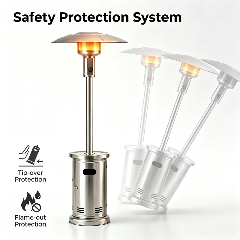 Airo Fast Heating Umbrella Gas - Patio Heater Standing recension och pris