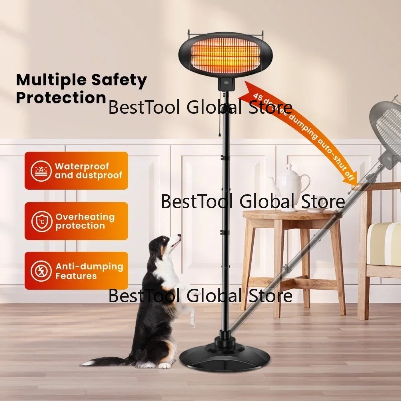 Waterproof Outdoor Electric Pa - Patio Heater Standing recension och pris