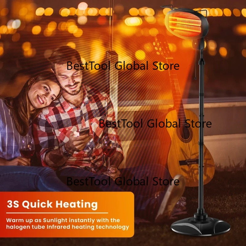Waterproof Outdoor Electric Pa - Patio Heater Standing recension och pris