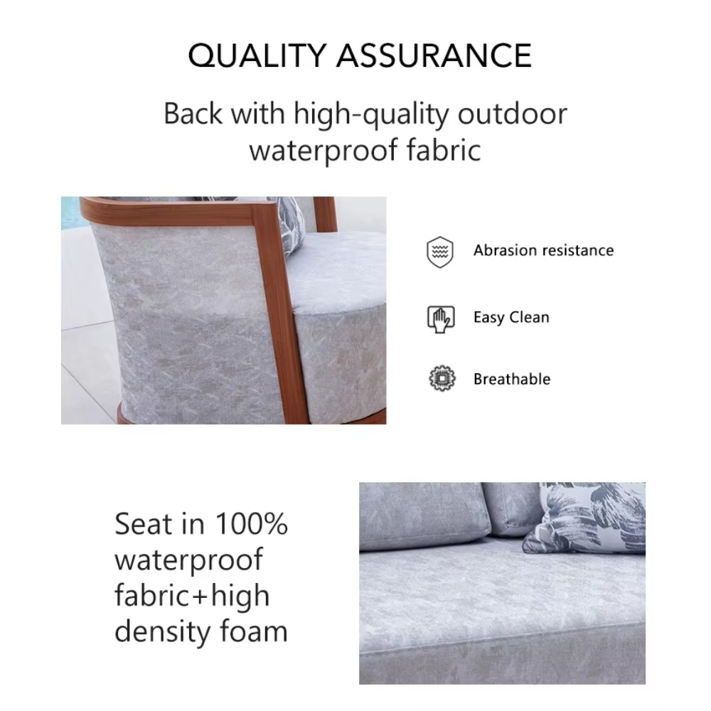 Modern Outdoor Aluminum Sofa G - Outdoor Furniture Quality recension och pris