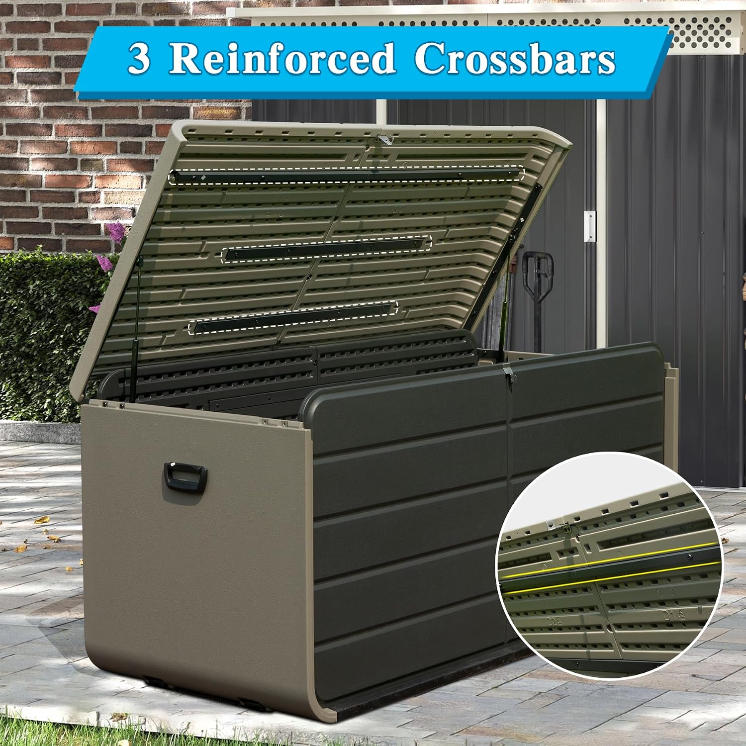 Indoor Outdoor Storage Box 200 - Outdoor Furniture With Storage recension och pris