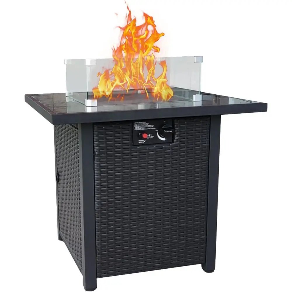 Wicker Outdoor Patio Furniture - Outdoor Furniture With Fire Pit Table recension och pris