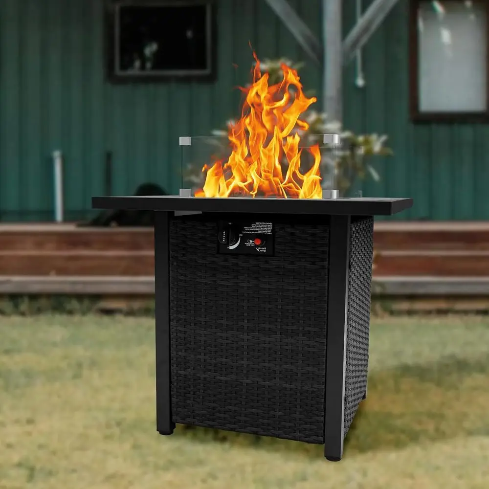 Wicker Outdoor Patio Furniture - Outdoor Furniture With Fire Pit Table recension och pris