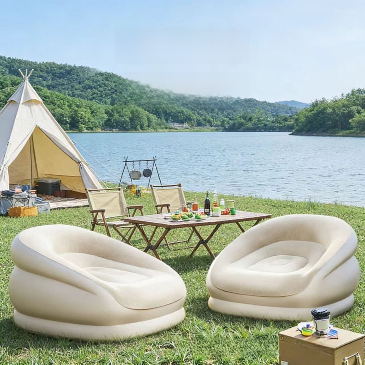Portable Iatable Sofa for Cam  - Outdoor Furniture Designer recension och pris