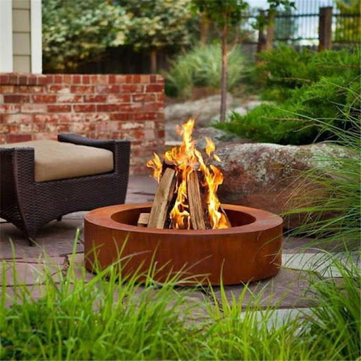 Outdoor Sofa Set Fire Pit Tabl - Outdoor Furniture With Fire Pit Table recension och pris