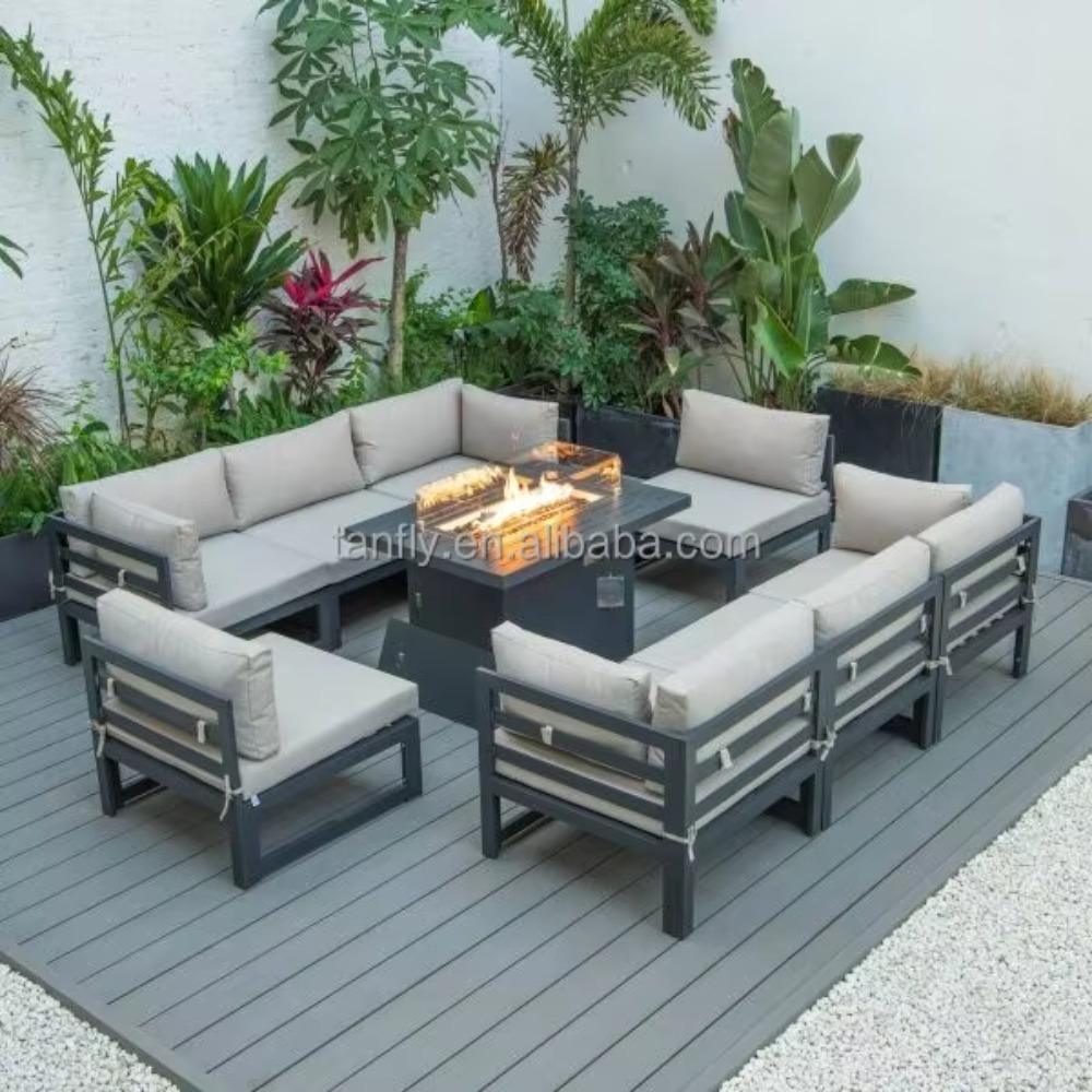 Villa Hotel Outdoor Furniture  - Outdoor Furniture With Fire Pit Table recension och pris