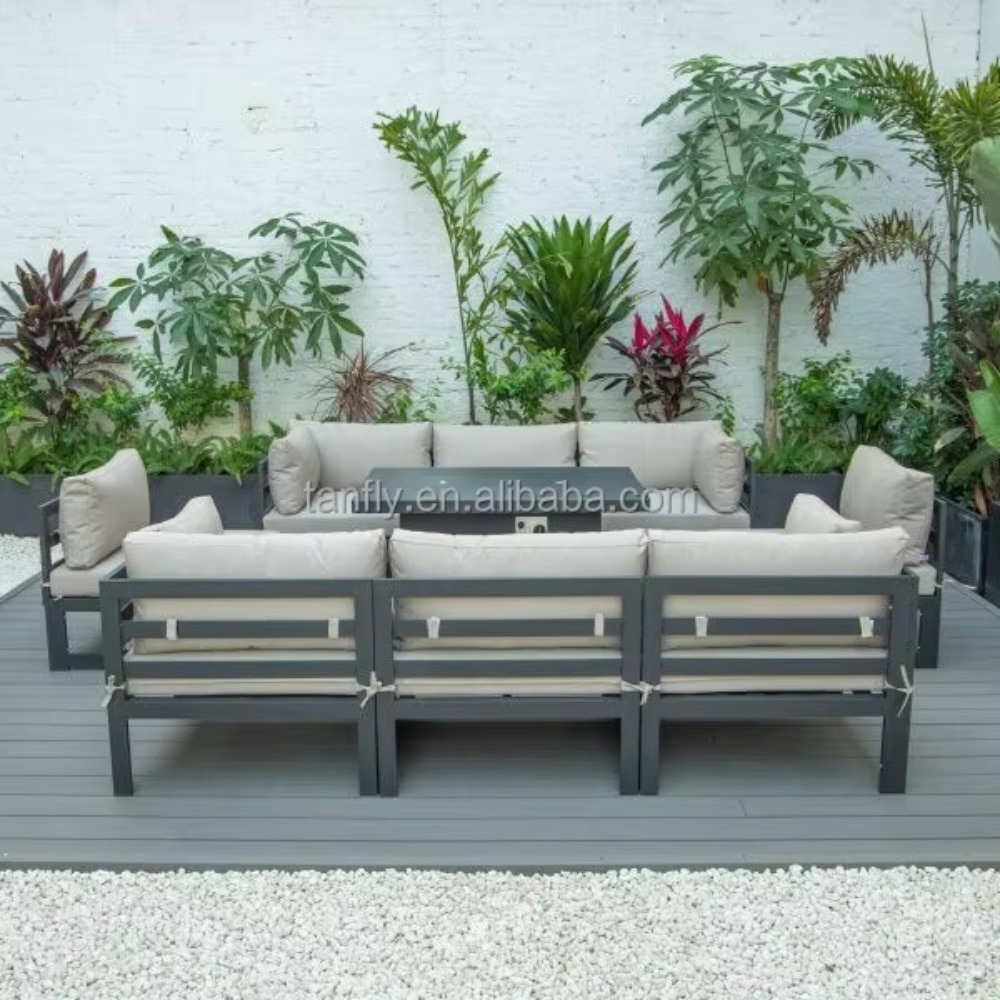 Villa Hotel Outdoor Furniture  - Outdoor Furniture With Fire Pit Table recension och pris