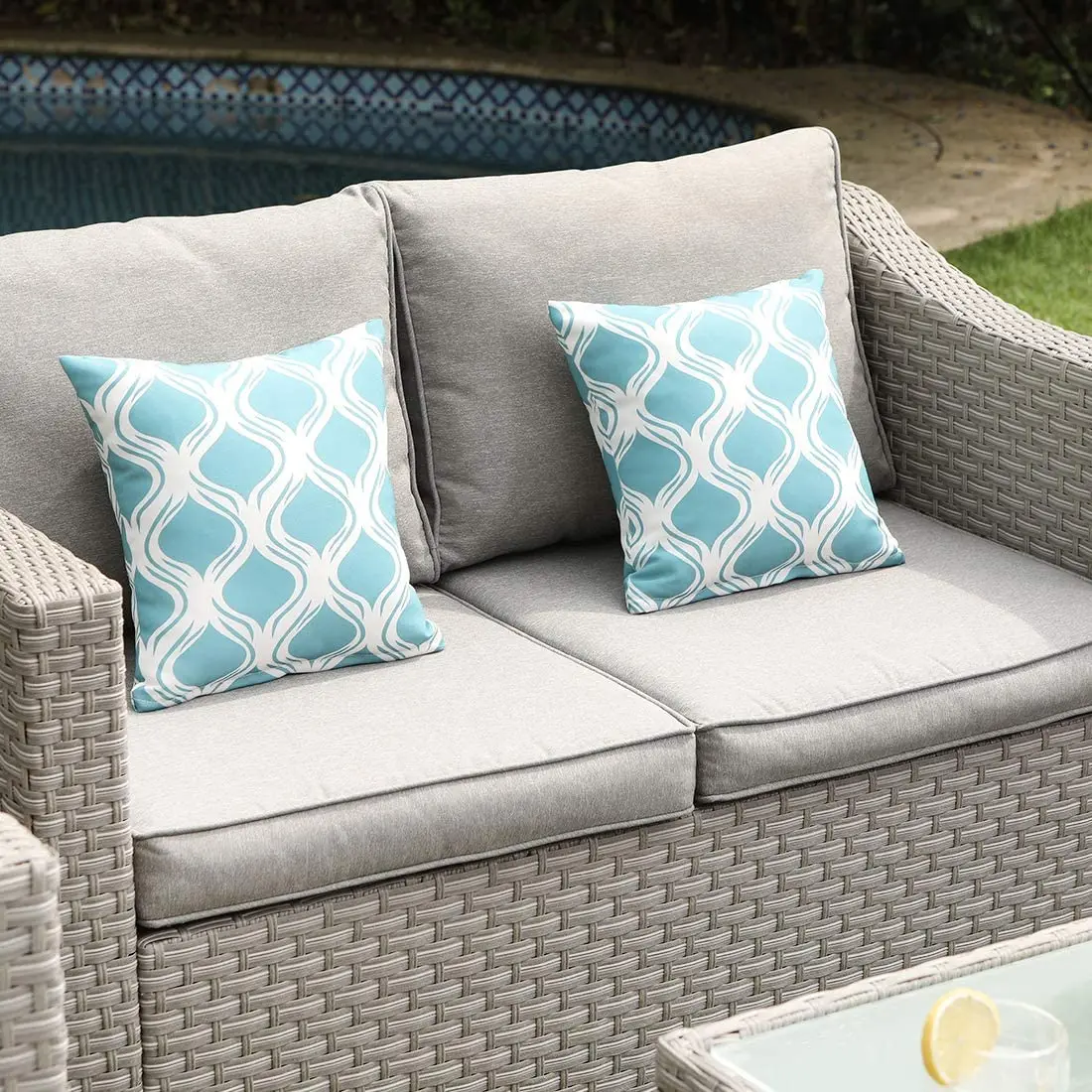 -Outdoor Furniture 5-Piece Wic - Outdoor Furniture With Fire Pit Table recension och pris