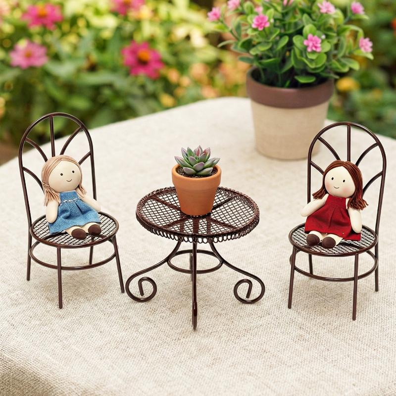 1/3Pcs Dollhouse Garden Displa - Outdoor Furniture Designer recension och pris