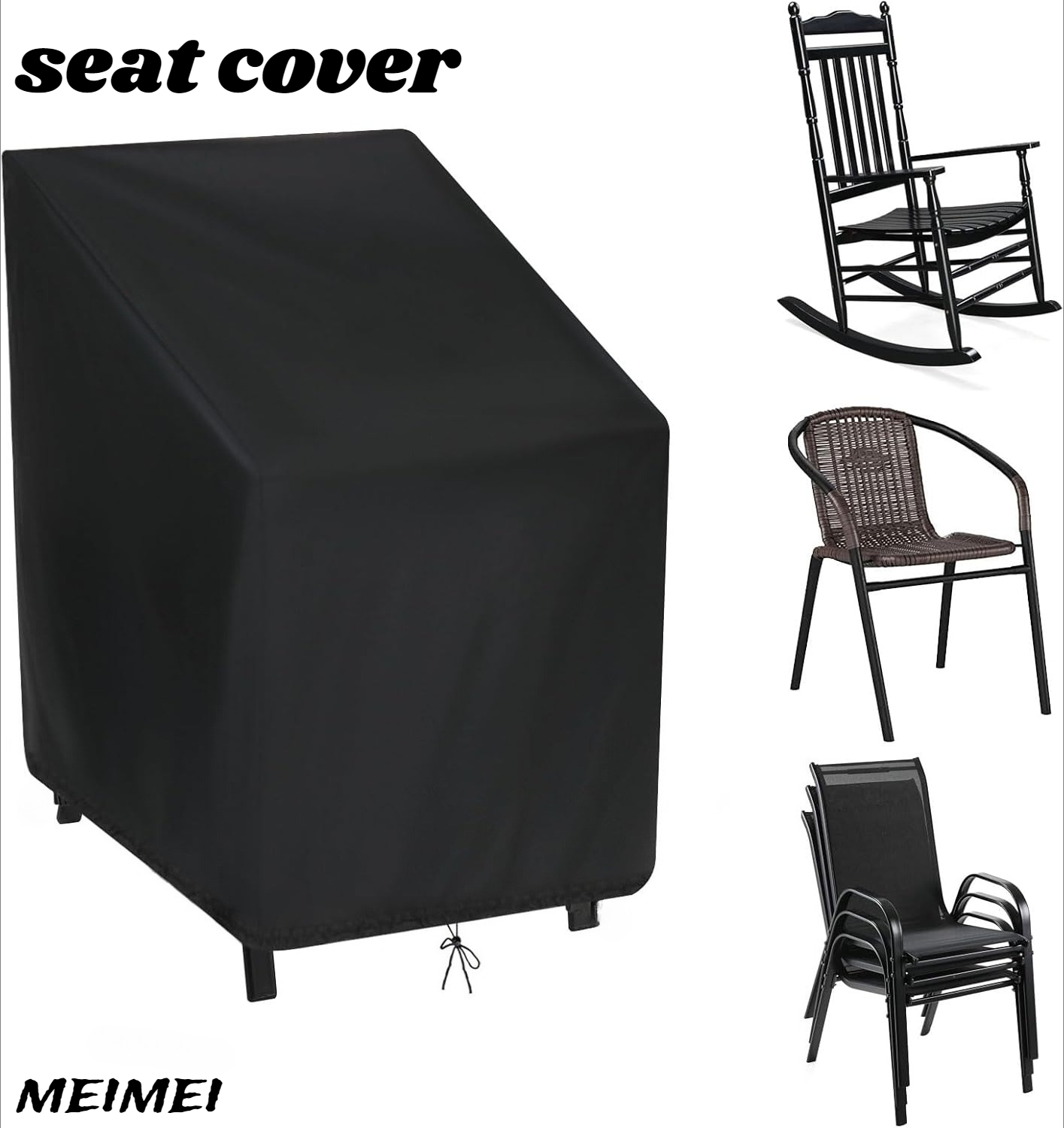 Stacked Chair Dust Cover Stora - Outdoor Furniture Quality recension och pris