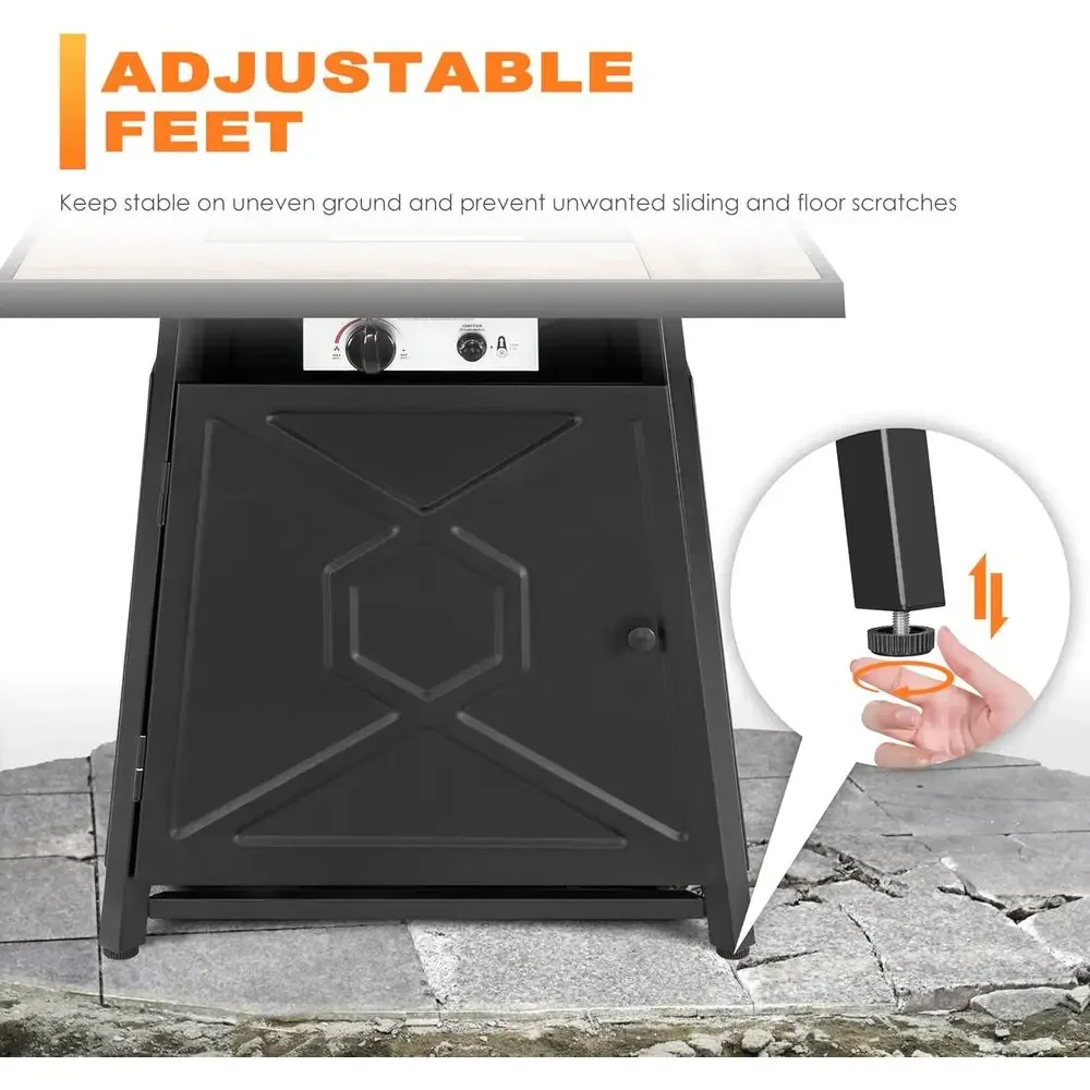 5-Piece Outdoor Patio Furnitur - Outdoor Furniture With Fire Pit Table recension och pris