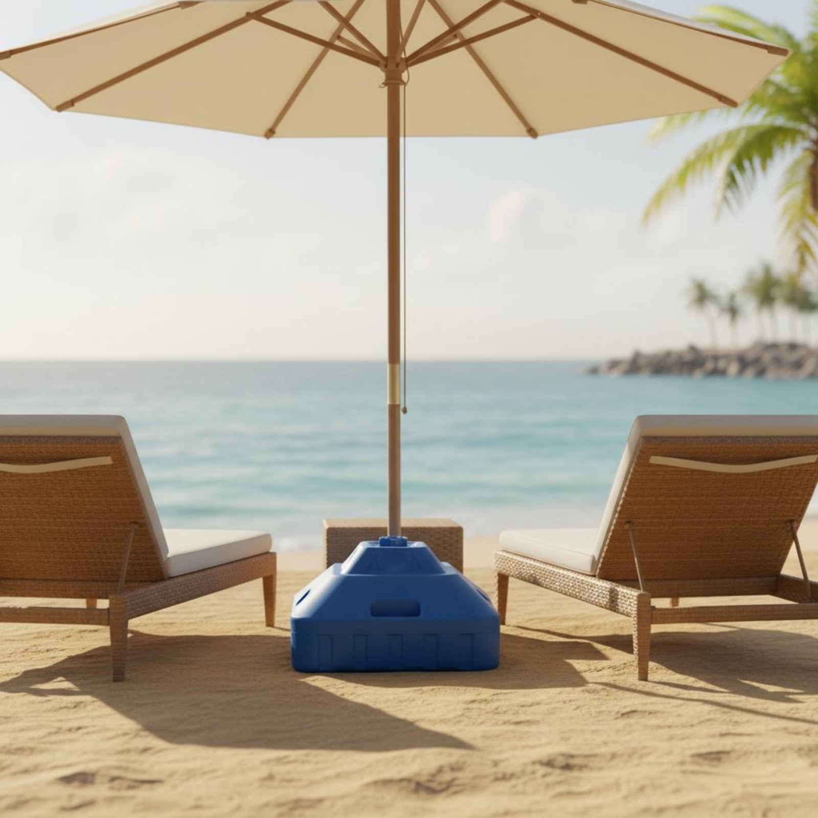 Water Fill Umbrella Base Stabl - Outdoor Furniture Vendors recension och pris